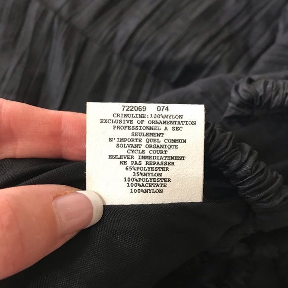 Jessica McClintock Vintage Black Strapless Mini Dress - Picture 10 of 14